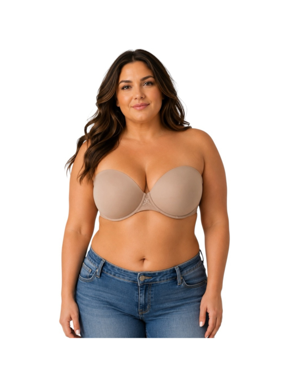 Vanity Fair Beauty Back Strapless Bra 38H Rose Beige NWT Convertible